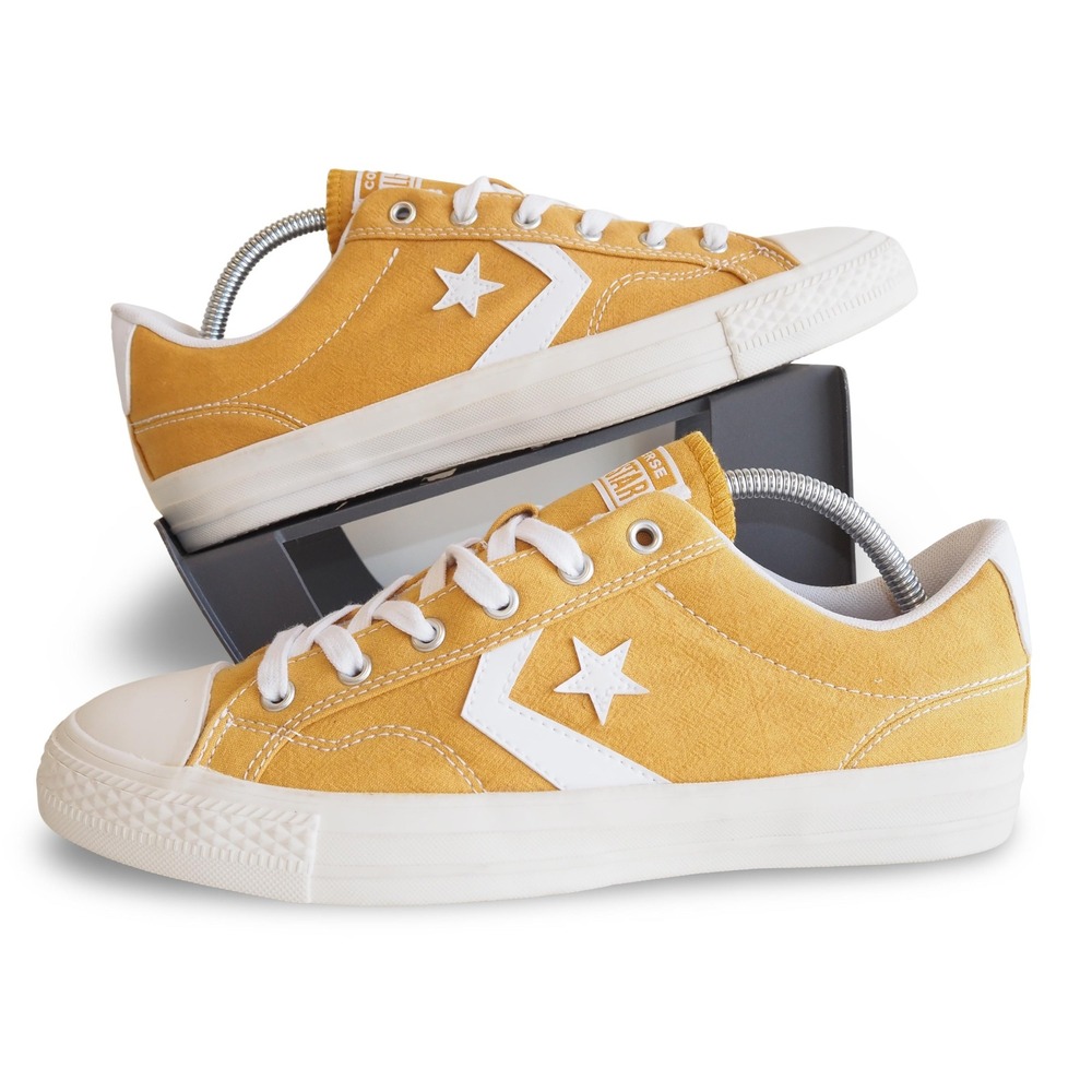 Converse Star Player Ox Turmeric Gold Sneakers Mens 8 Womens 10 161568C
